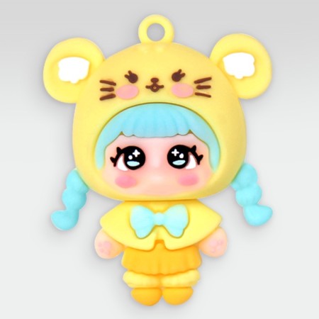 Set for creativity "Create a keychain: mouse", anime-2