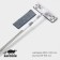 Oklotka with a RACCON microfiber nozzle, a latch, steel telescopic handle 28.5 × 8.5 × 65 (105) cm