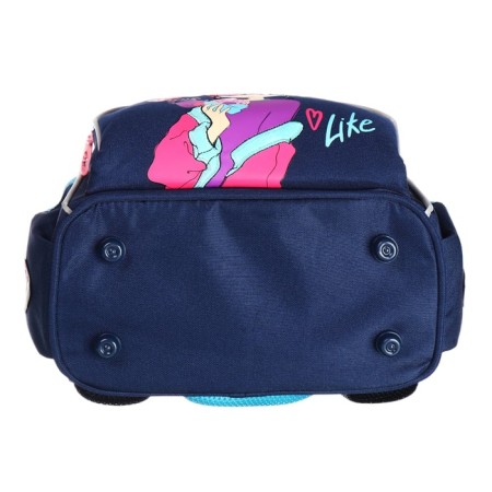School standard, 33 x 25 x 13 cm, Grizzly, + bag for shoes, plush, black-6