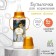 Bottle for feeding “Golden Collection: Black Marble”, classic throat, 250 ml., 0 months, cylinder, with handles