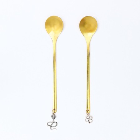 Tablespoons souvenir New Year's "Happy New Year" 2 pcs., 14.8 x 2.7 cm-3