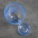 Flower pot with the pallet "Harmony", blue 2 l