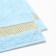 Terry towel MEANDRO 50x90cm, Blue color, 460g/m, HL100%