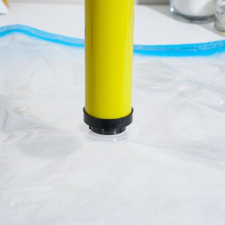 Vacuum packages pump 23.5 × 4 × 4 cm, yellow color-4