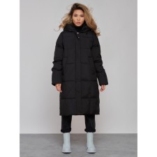 Coat insulated winter female, size 42, black color