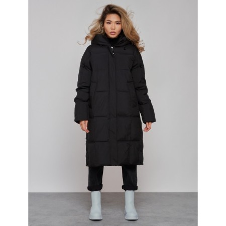 Coat insulated winter female, size 42, black color
