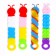 Developing toy "caterpillar" with suction cups, mix