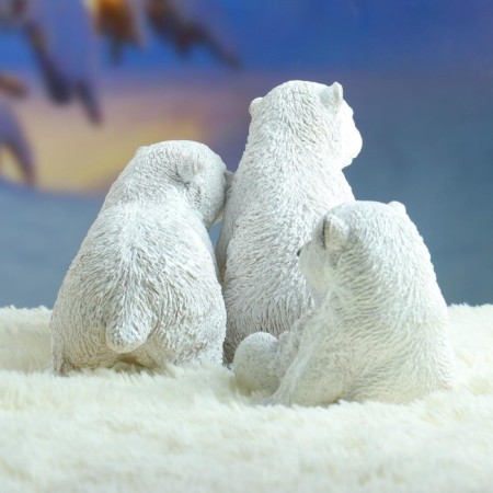 New Year's figure "Bear" (set of 3 pieces) 18cm-9