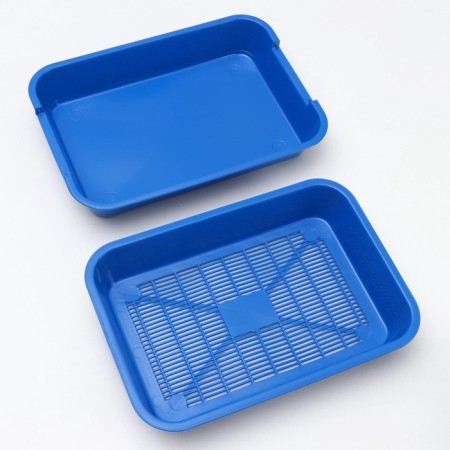 Medium toilet with a mesh of 36 x 26 x 6.5 cm, blue/blueberry-4