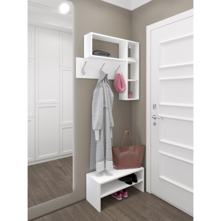 Hanger, 838 × 160 × 754 mm, white color-4