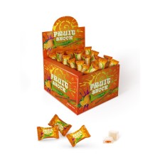 Жевательная резинка Fruit shock с начинкой апельсин, 4 г