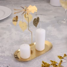 Carousel Carousel Curlery, Gold, Metal, 8.5 x 18 cm
