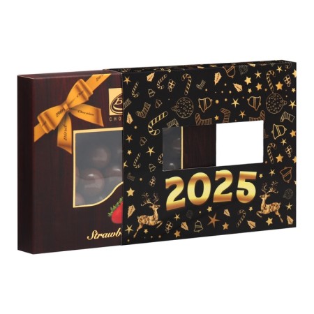 New Year. Chocolate dragee "Strawberry in Chocolate" Holiday, 100 g-2