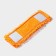 Nozzle for a flat mop of the share, 43 × 13 cm, microfiber booklies, orange color