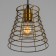 Bayerlux lamp "Crohn" E27 40W gold 20x20x18-118cm