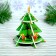3D designer-suspension "Christmas tree and sled"