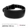 Belt for heavy athletics 130 cm, artificial leather, black color