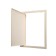 Revisionine "RVS", 300 x 400 mm, plastic, ivory color