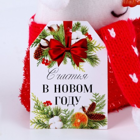 Gift packaging "Boot", Snowman-7