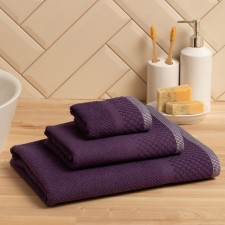 Trick Lovelife Royal 50x90 cm, the color is light purple, 100% cotton, 450 g/m2