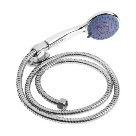 Bath mixer Zein Z3840, single -leaf, shower set, watering can 5 modes, chrome-9