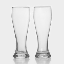 A set of glass glasses for beer PUB, 665 ml, 2 pcs
