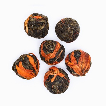 Chinese bound green tea, 50 g, lily-1