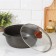 Granit Ultra (Original), 5 l, d = 28 cm, glass cover, anti-stick coating, black color, black