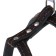 Leather slide "Walking", 1.5 cm, Osh35-50 cm, og 60-68 cm, black