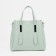 Bag Female Tout with zipper, green color