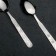 A spoon of a children's teaspoon "Kolobok", thickness 1.5 mm, silver color