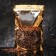 Pack Doy-Pak, matte, gold, with a transparent wall, 20 x 30 x 8 cm