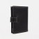 Male purse on the 3 in 1 button, a department for auto documents and passports, black color