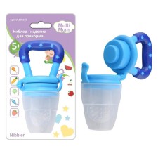 Nibbler is a children's silicone, from 5 months, the color is blue