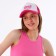 Women's cap with a grid Beach, pink color, rr 56