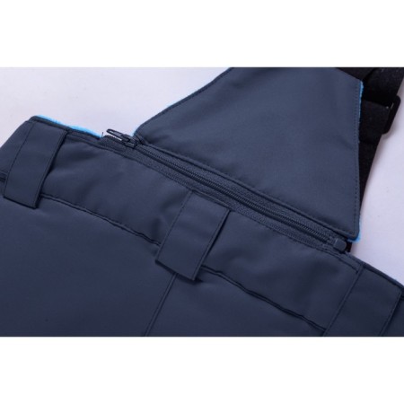 Ski pants for a girl, height 104 cm, dark blue color-8