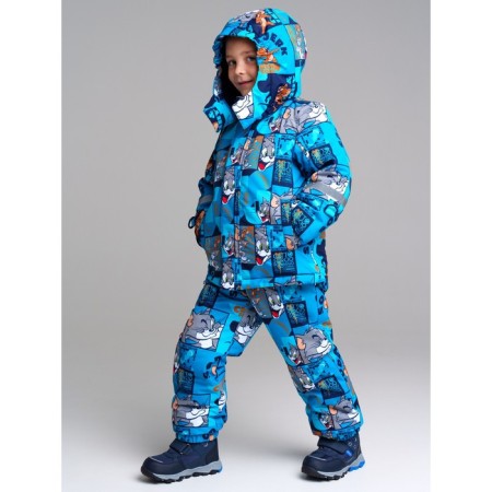 Winter kit for the boy PlayTode: jacket and semi -combineson, height 122 cm