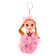 “Girl” doll on pink pompon, 14 cm
