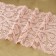 Lace elastic fabric, 170 mm × 2.7 ± 0.5 m, pink-beige color