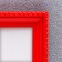 Photo frame plastic L-1 21x30 cm red (plastic screen)