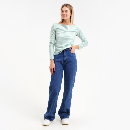 Women's jeans, blue color, size 33 (48-50)-3