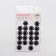 The buttons are sewing, d = 16 mm, 20 pcs, the color is black