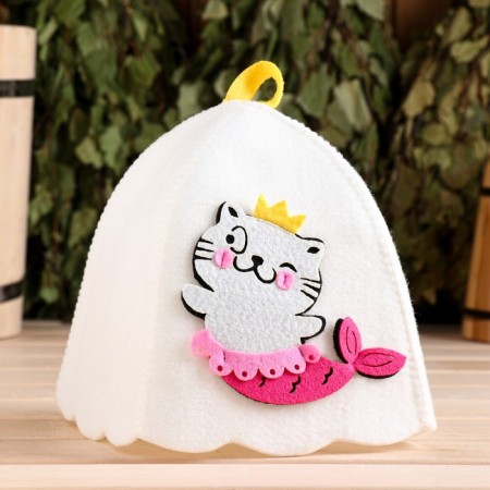 Bath cap with an applique "Ariel"