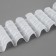 Curtain tape fixed assembly, matte, 6 cm, 50 ± 1 m, white color