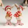 Polystone souvenir "Losyash in the red cap and striped leggings" MIX 5x8.5x15 cm