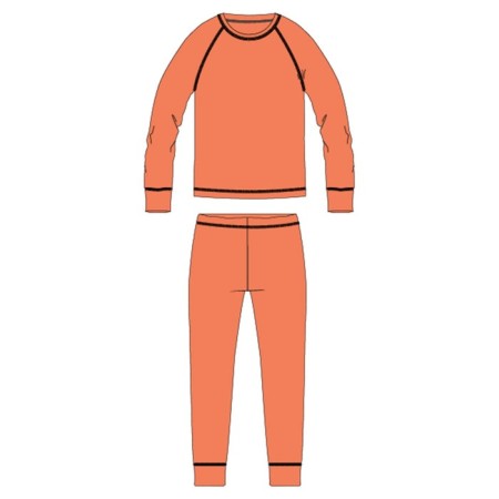 Thermal complex for girls: trousers, sweatshirt, height 122 cm-4