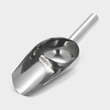 Stainless steel for ice and bulk products, 200 ml, 22 × 8 cm, chrome -colored color
