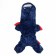 Akula overalls with a hood, size S (DS 25 cm, OG 35 cm, Osh 25 cm), blue