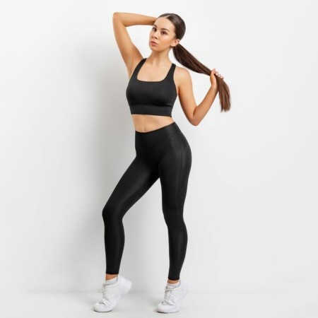 Female leggings, black color, size 44/s-1