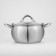 A stainless steel pan “Hyperion”, 3.5 l, D = 20 cm, with a lid